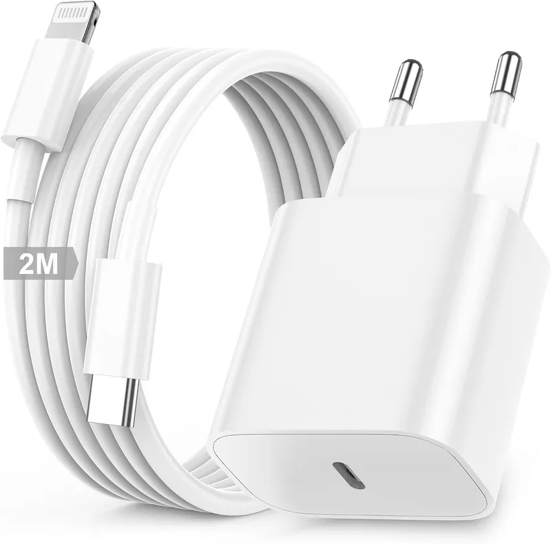 BSTOEM Caricatore 20 W + cavo USB-C a Lightning