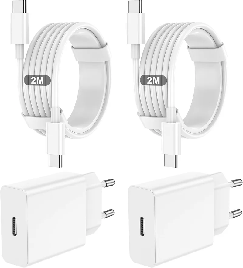 BSTOEM 20-W-Ladegerät + USB-C auf USB-C Kabel