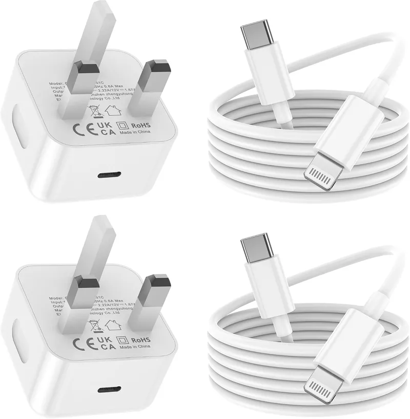 BSTOEM 20 W Charger + USB-C to Lightning Cable